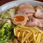 豊潤煮干醤油一生麺a.k.a.ラーメン森 - 大蒜豚鰹、むぇん