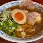 豊潤煮干醤油一生麺a.k.a.ラーメン森 - 魚群醤油