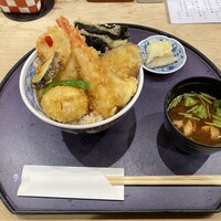 鰻・天ぷら割烹 萬木 - ランチ 天丼