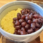 茶屋 こころえ - 粟餅(\800) 自家製あんと粟餅