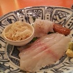 祇園つじや - 鱧、グチ、毛蟹