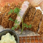 とんかつ revolution - サクサクで美味しい。ギリギリの火の通し方で柔らかくてめちゃくちゃ美味。