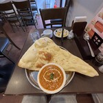 インド・ネパール料理 シュリクリシュナ - キーマカレー・ナン