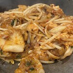 もんじゃ 鉄板 天善 - 豚キムチ