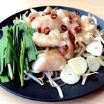 もんじゃ 鉄板 天善 - ホルモン焼き