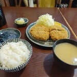 だんき - メンチカツ定食