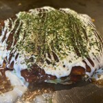 もんじゃ 鉄板 天善 - 豚玉