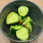 もんじゃ 鉄板 天善 - やみつききゅうり