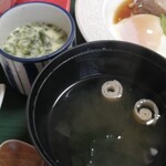 鮨・割烹 清瀧 - 茶碗蒸しとお吸い物