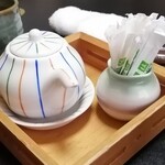 鮨・割烹 清瀧 - 卓上のメンツ