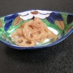 鮨・割烹 清瀧 - れんこんきんぴら