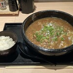 武膳 福岡パルコ店 - 「カレーうどん（ご飯付き）」を大盛で…