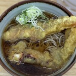 笠置そば - ゲソ天