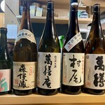 黒豚とんかつ ほり壱 - ほり壱の芋焼酎　コレ以外にも品揃えあり！