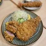 黒豚とんかつ ほり壱 - 本日のほり壱のとんかつの神々しい御姿