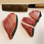 魚幸水産 - 骨が少ない部位を選んでもらいました