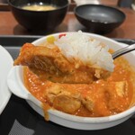 松屋 - スープカレー風に、食べてみた