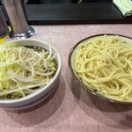 所沢 大勝軒 - つけ野菜　並盛り　1,020円