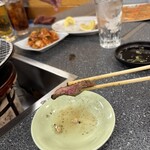 萩之茶屋鶴一 - ほどよい厚みの上タン  ちょうど良い硬さと柔らかさ⭕️