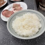 萩之茶屋鶴一 - ライス中200     中くらいの丼サイズ！