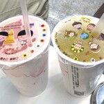 Soft Drink Bar TTI - ドリンク写真:西瓜汁（左）＆ 百香果汁