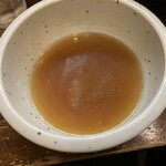 中華そば いぶき - スープ割り