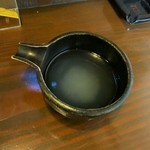 Kozasuya - 日替わりランチの蕎麦湯
                      