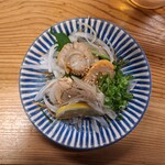 おぐろのまぐろ - シンタマ&ベビーホタテ&ミョウガ