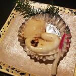 幸せ料理　きたはち - ふぐの白子のタレ焼。