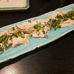 幸せ料理　きたはち - ふぐの脂はそのままでも、後は鍋に入れるとコクが出るとのことで、ほぼ入れました。