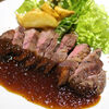 全席個室 京町しずく - 特選牛ミスジのステーキ 1529円