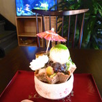 尾道さくら茶屋 - 宇治金パフェ