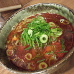 雨は、やさしく - つけ汁です（2014年7月）。