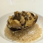 名駅 鉄板焼き 森本Ｘ Premium - 柔らか蝦夷鮑　ビックサイズ気味