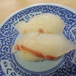 無添くら寿司 - 真鯛 108円(2014.07.28)