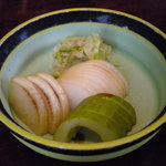 横浜野田岩 - お新香