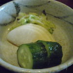 横浜野田岩 - お重の漬物