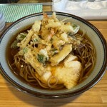 福そば - かき揚げに大和芋