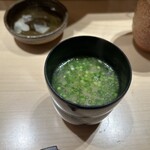 銀座 鮨 魯久 - あら汁