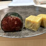 銀座 鮨 魯久 - トロ巻き