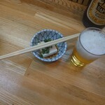 金田 - お通しの豆腐は無料