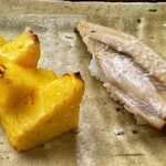 築地寿司清 - 玉子と煮穴子❗️