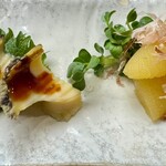 築地寿司清 - 煮鮑と数の子❗️