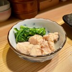 鮨一 - 鯛の子と菜の花