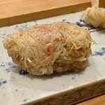 鮨 銀座おのでら 弟 - 北海道産ズワイガニ