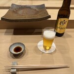 鮨 奥 - ビール小瓶（エビス）