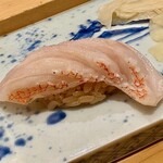 鮨 銀座おのでら 弟 - 炙りキンキ