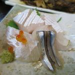 漁師居酒屋 楓 - 漁師居酒屋だけあってお刺身もバッチリ！