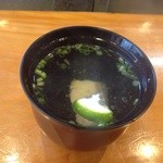 福寿司 - 吸い物