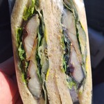 パパサンドのお店 はとぽ - さばサンド　450円
